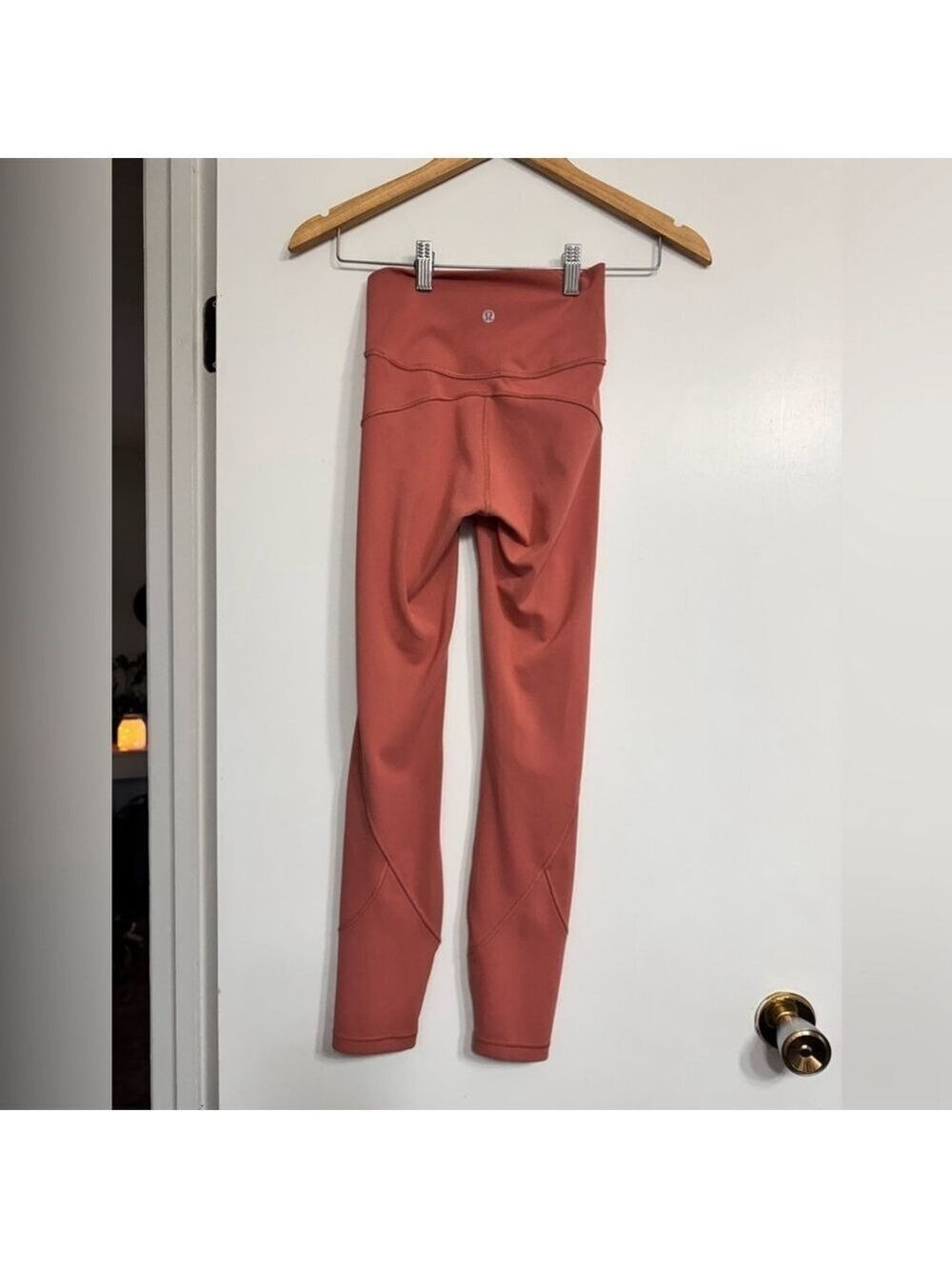 Lululemon In Movement Tight 25 Inch Everlux Rustic Coral Size 2 - Picture 9 of 10
